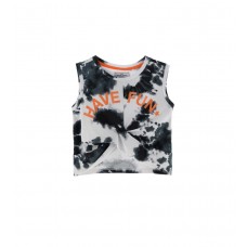 ORIGINAL MARINES DCP3068F VARIANTE 1  ΜΠΛΟΥΖΑ CROP TOP  ΑΜΑΝΙΚΗ  ΑΣΠΡΟΜΑΥΡΗ
